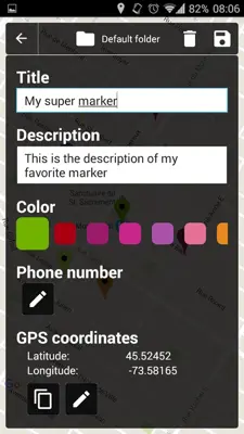 Map Marker android App screenshot 5